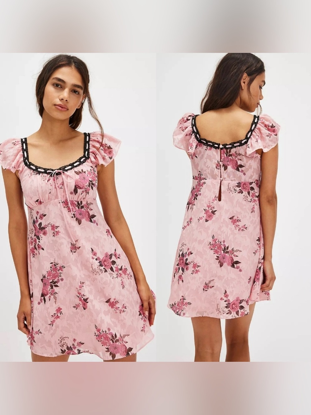 NWT (XS) For Love & Lemons Guinevere Mini dress